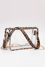 Load image into Gallery viewer, Clear Rectangle Stadium Concert Crossbody Bag