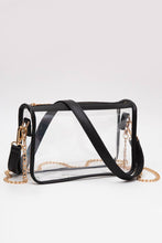 Load image into Gallery viewer, Clear Rectangle Stadium Concert Crossbody Bag