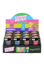 Load image into Gallery viewer, Star Confetti Teddy Bear Thick Maltose Putty Filled Squishy