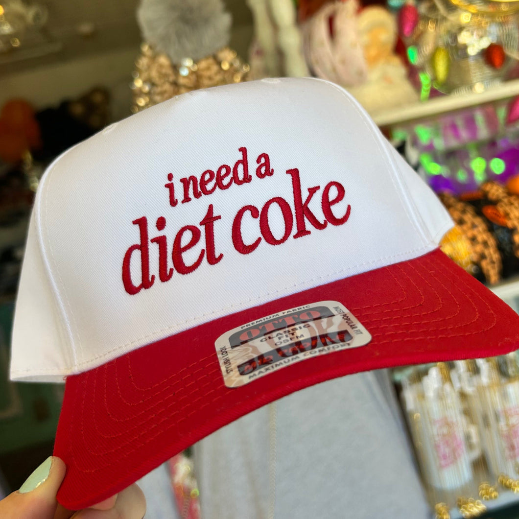 I Need a Diet Coke Trucker Hat