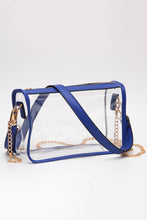 Load image into Gallery viewer, Clear Rectangle Stadium Concert Crossbody Bag
