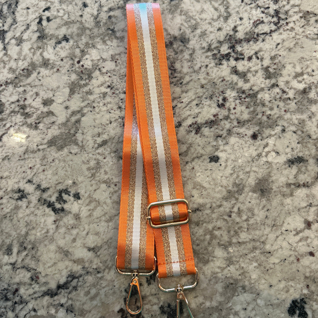 Cross-Body Striped Strap