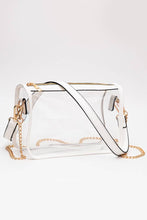 Load image into Gallery viewer, Clear Rectangle Stadium Concert Crossbody Bag
