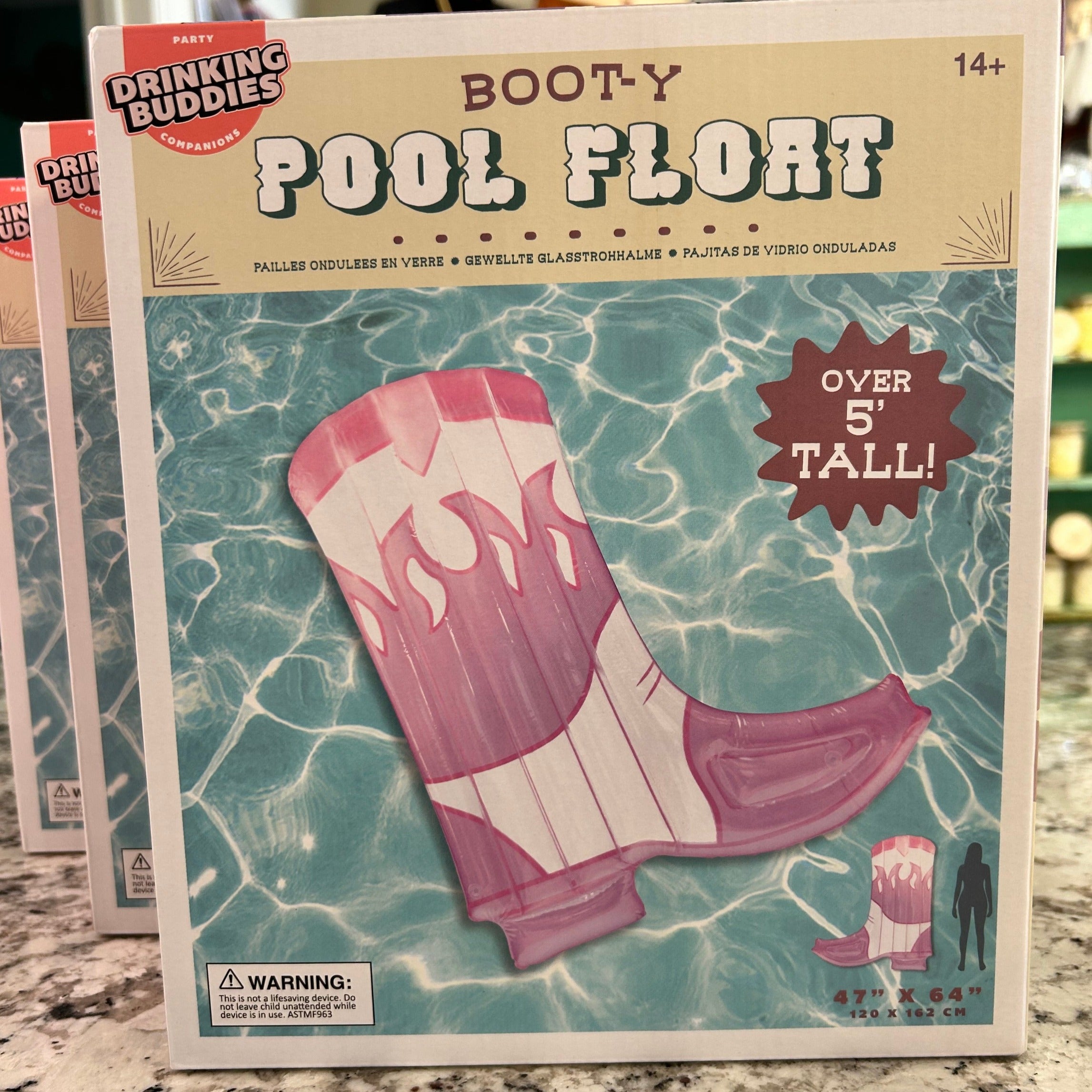 BOOT-Y Pool Float – Rhinestone Cowgirl Stillwater