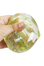 Load image into Gallery viewer, Fine Iridescent Glitter Cube Maltose Putty Filled Squishy
