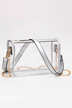 Load image into Gallery viewer, Clear Rectangle Stadium Concert Crossbody Bag
