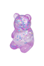 Load image into Gallery viewer, Star Confetti Teddy Bear Thick Maltose Putty Filled Squishy
