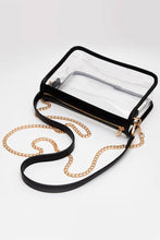Load image into Gallery viewer, Clear Rectangle Stadium Concert Crossbody Bag
