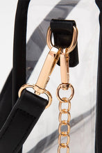 Load image into Gallery viewer, Clear Rectangle Stadium Concert Crossbody Bag
