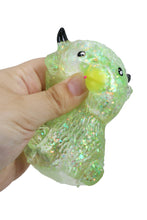 Load image into Gallery viewer, Highland Cow Glitter Maltose Putty Slime Filled Squishy Toy
