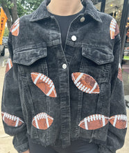 Load image into Gallery viewer, Football Oversized Corduroy Jaket
