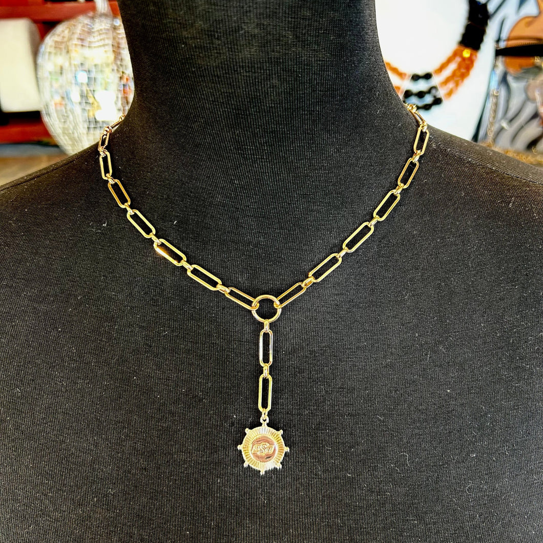 OSU Round Necklace