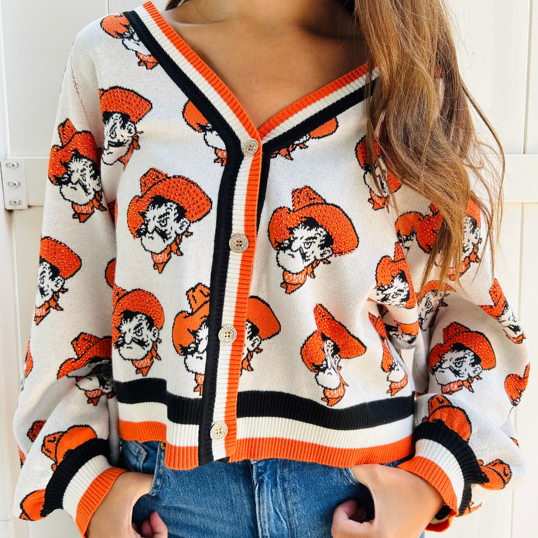 Queen of Sparkles Rhinestone Pete Sweater
