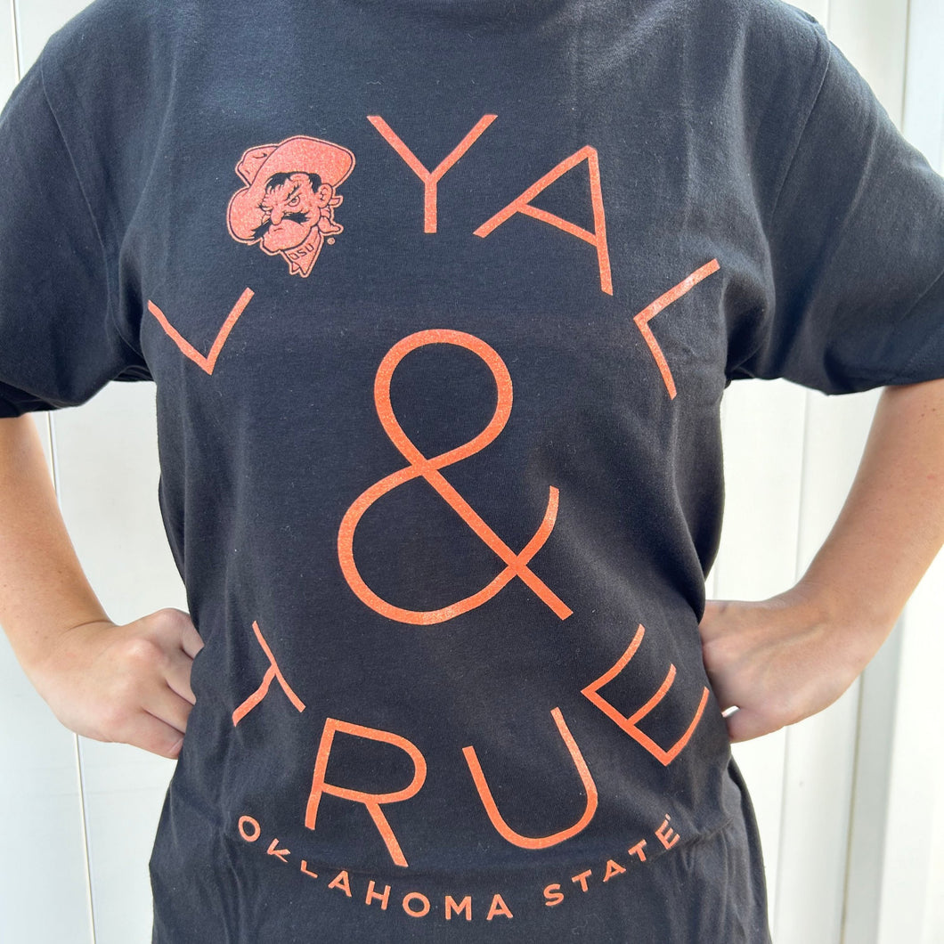 Loyal & True Glitter T-shirt