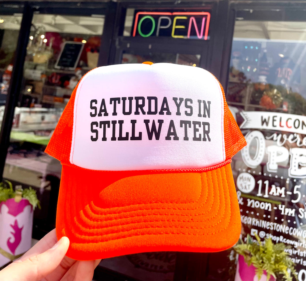 Saturdays in Stillwater Trucker Hat