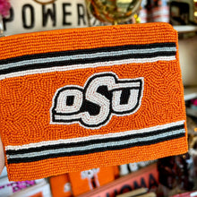 Load image into Gallery viewer, Beaded OSU Coin Pouch
