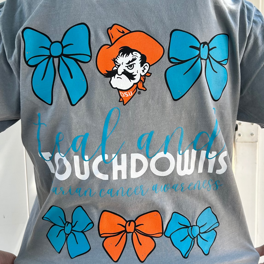 Teal and Touchdowns T-Shirt