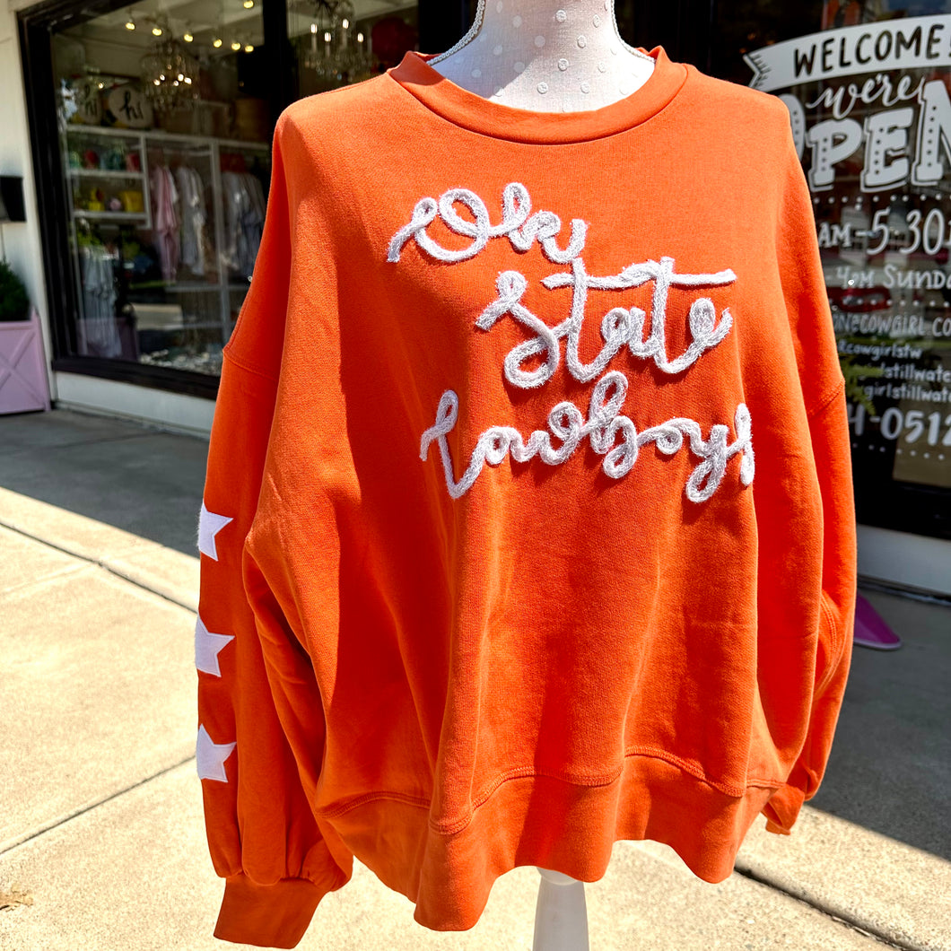 OK State Cowboys Oversize Pullover
