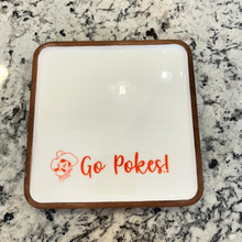 Load image into Gallery viewer, Oklahoma State Mango Wood Tray
