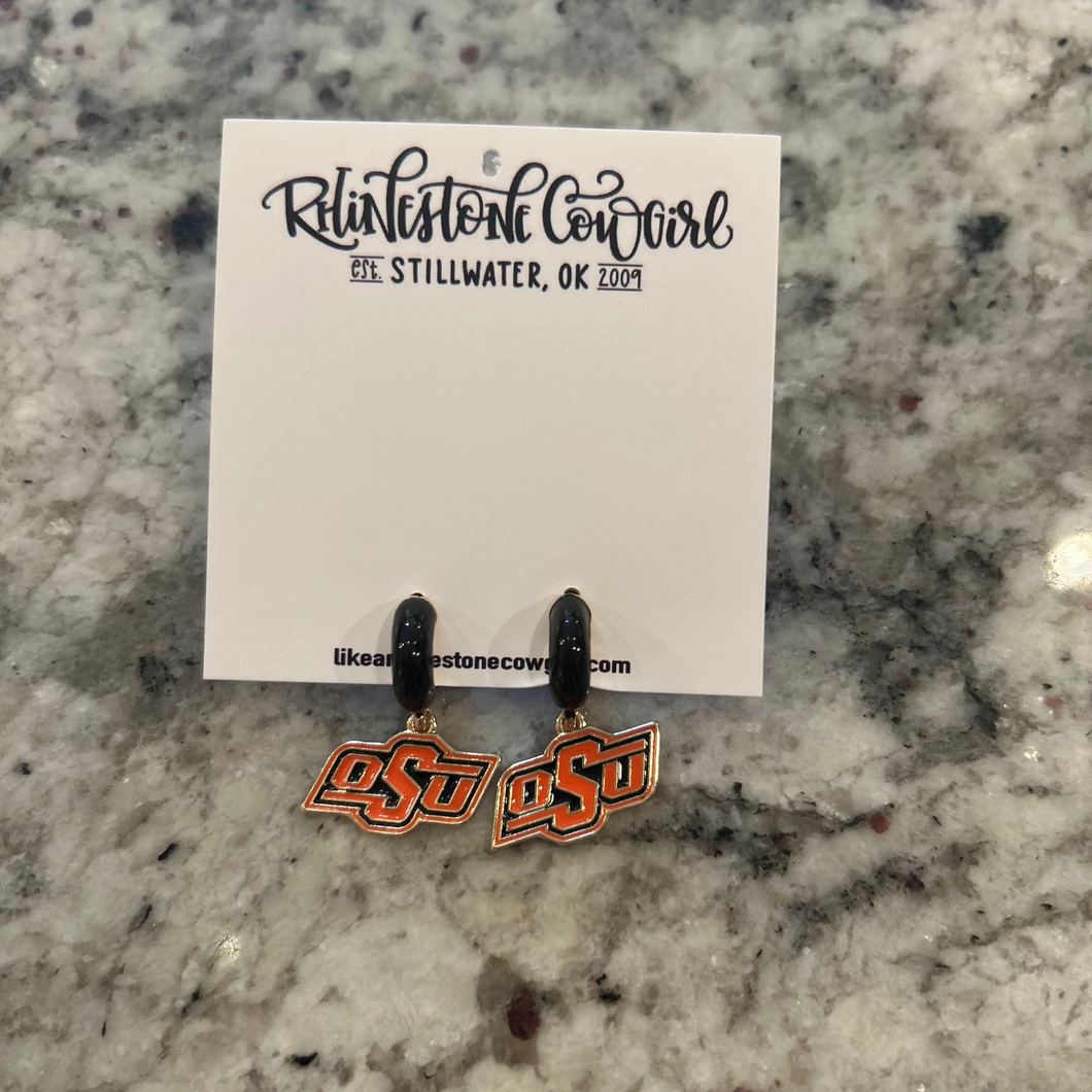 OSU Huggie Hoop Earrings