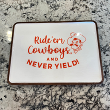 Load image into Gallery viewer, Oklahoma State Mango Wood Tray
