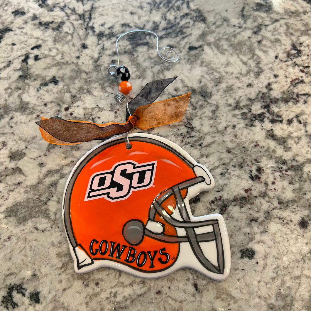 Pokes Helmet Ornament