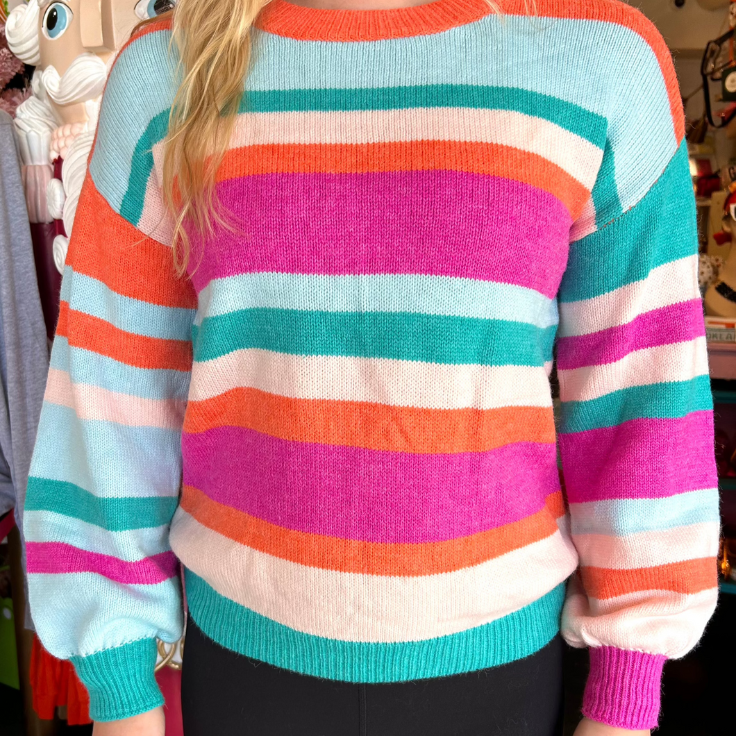 Multicolor Striped Sweater