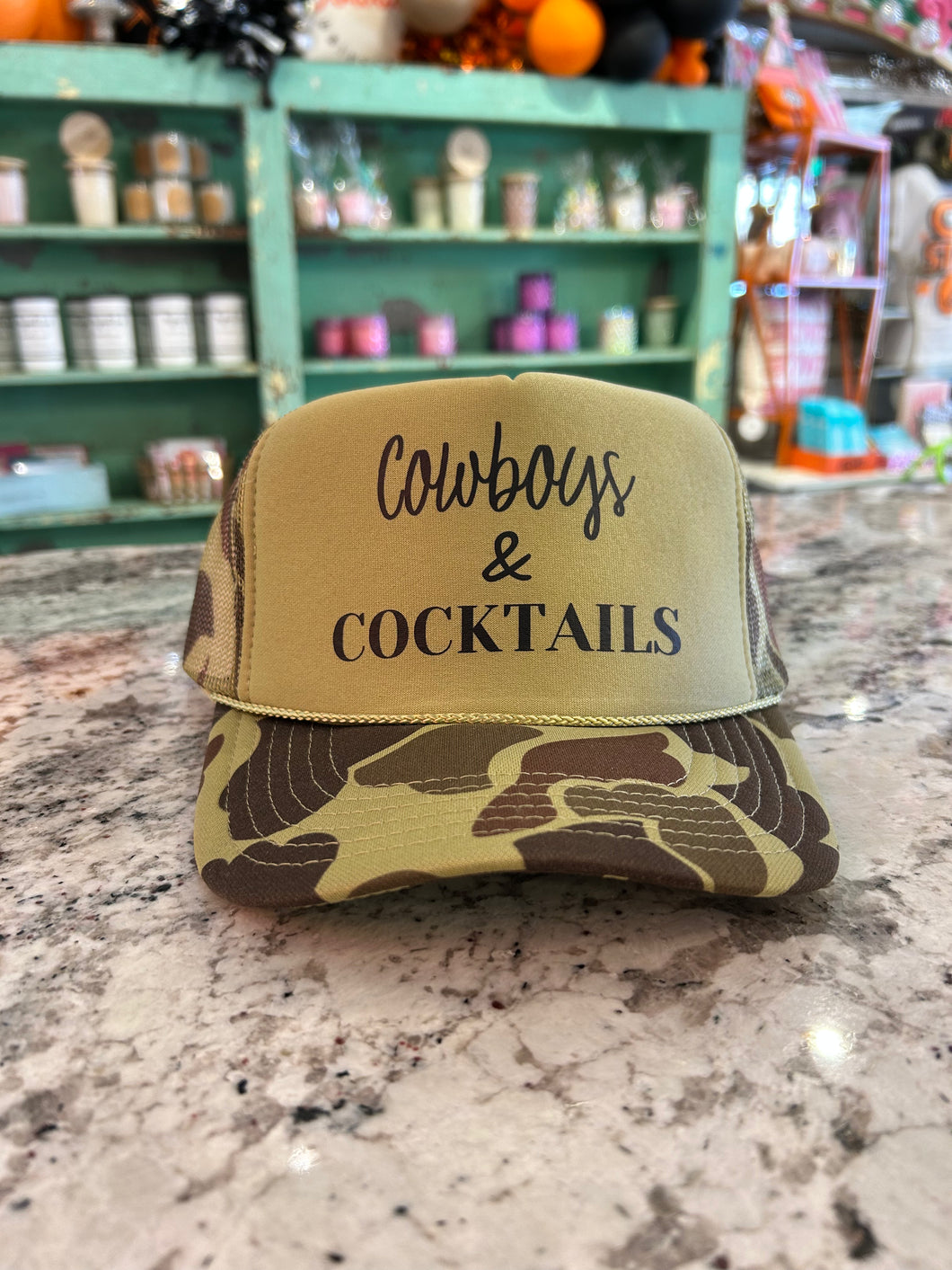 Cowboys & Cocktails Trucker Hat