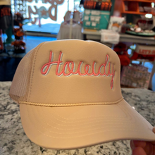 Load image into Gallery viewer, Multi-Colored Boot Trucker Hat
