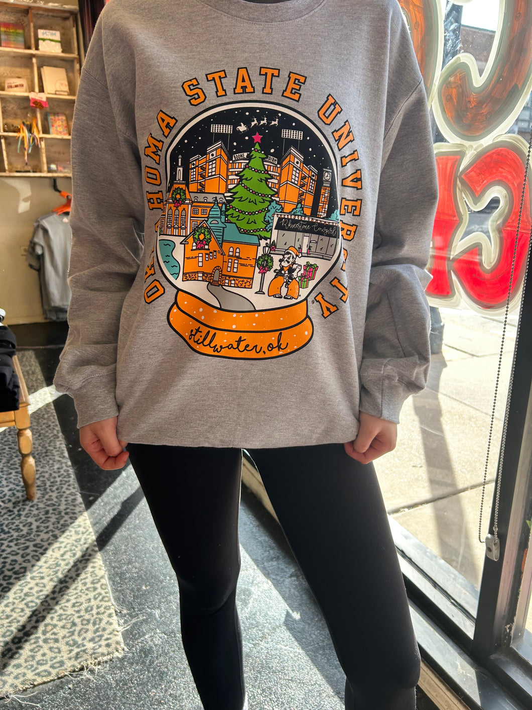 Oklahoma State University Christmas Sweatshirt