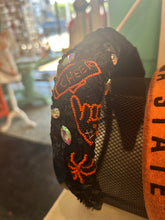 Load image into Gallery viewer, Black cheer sequin headband
