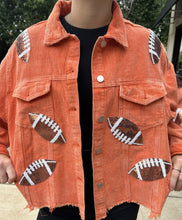 Load image into Gallery viewer, Football Oversized Corduroy Jaket
