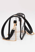 Load image into Gallery viewer, Clear Rectangle Stadium Concert Crossbody Bag
