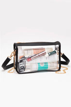 Load image into Gallery viewer, Clear Rectangle Stadium Concert Crossbody Bag
