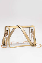 Load image into Gallery viewer, Clear Rectangle Stadium Concert Crossbody Bag
