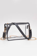 Load image into Gallery viewer, Clear Rectangle Stadium Concert Crossbody Bag
