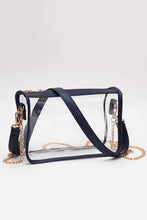 Load image into Gallery viewer, Clear Rectangle Stadium Concert Crossbody Bag

