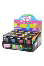 Load image into Gallery viewer, Star Confetti Teddy Bear Thick Maltose Putty Filled Squishy

