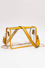 Load image into Gallery viewer, Clear Rectangle Stadium Concert Crossbody Bag
