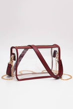Load image into Gallery viewer, Clear Rectangle Stadium Concert Crossbody Bag
