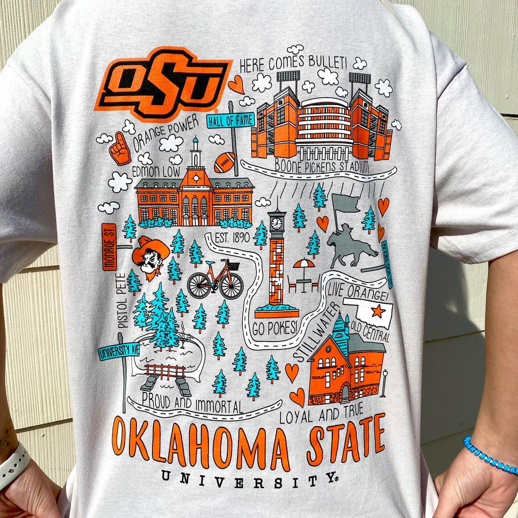 OSU Map T-Shirt